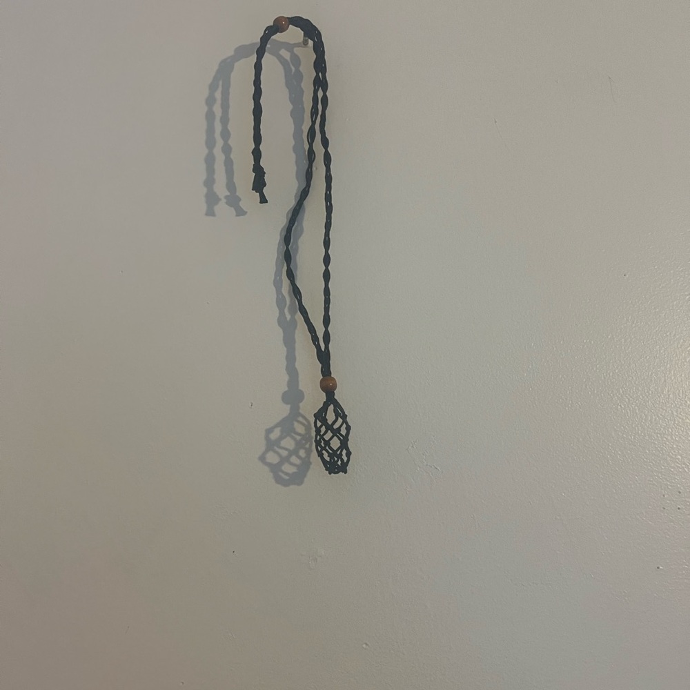 Elegant Black Braided Necklace